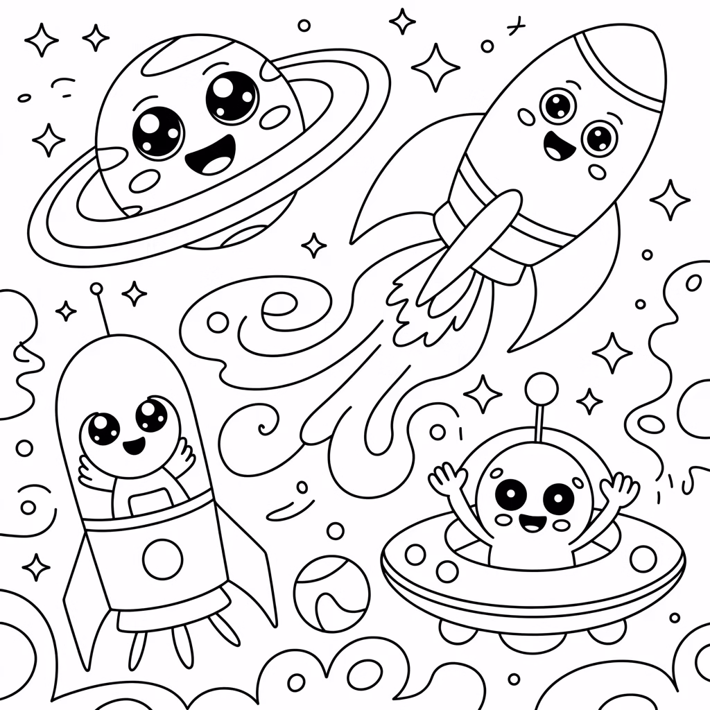 Kawaii Space Cuties