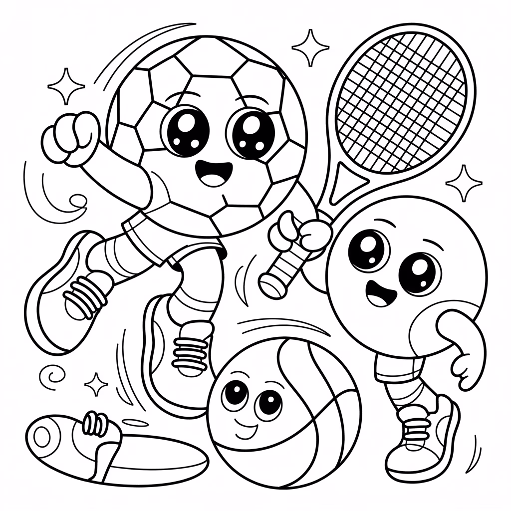 Kawaii Sports Stars
