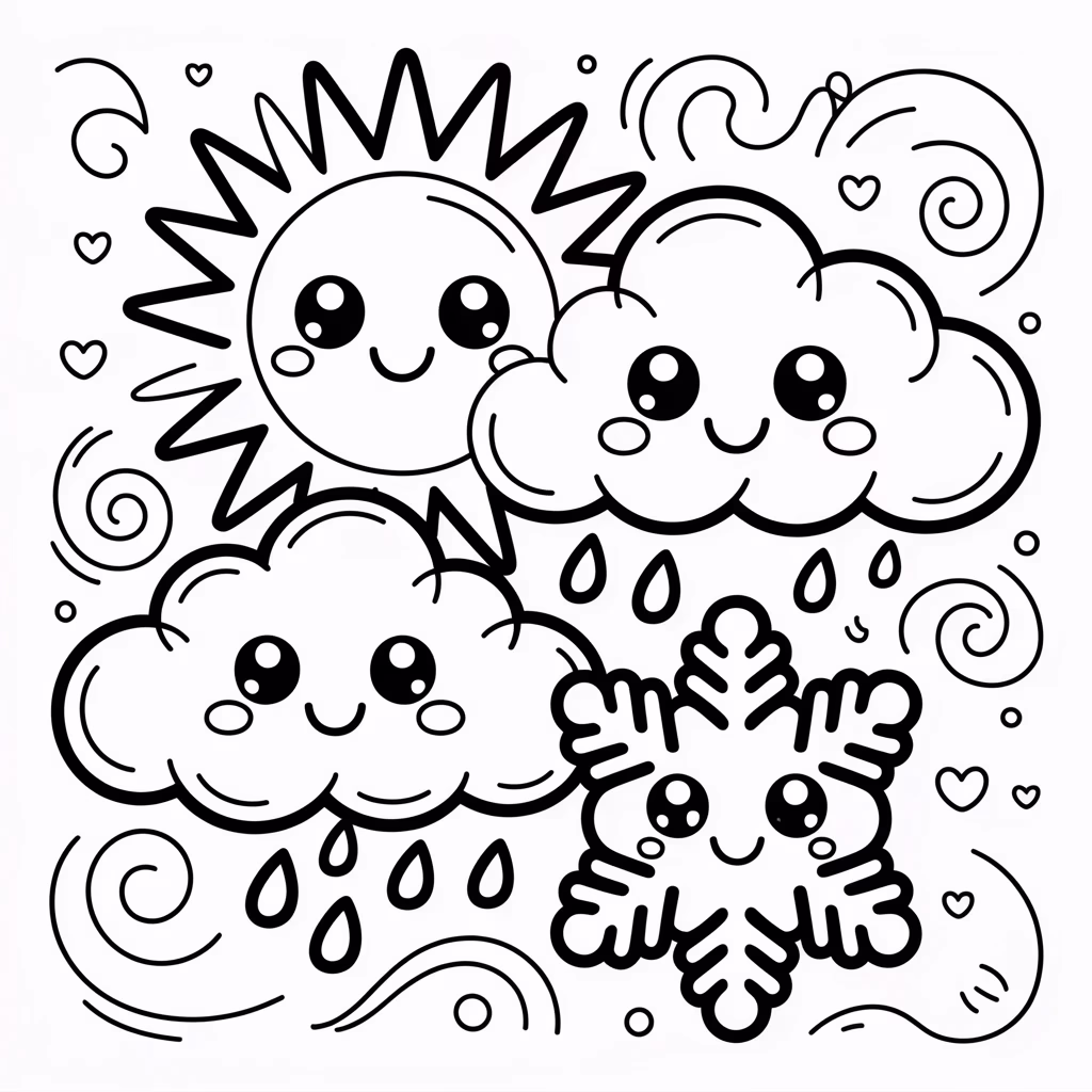Kawaii Weather Wonders