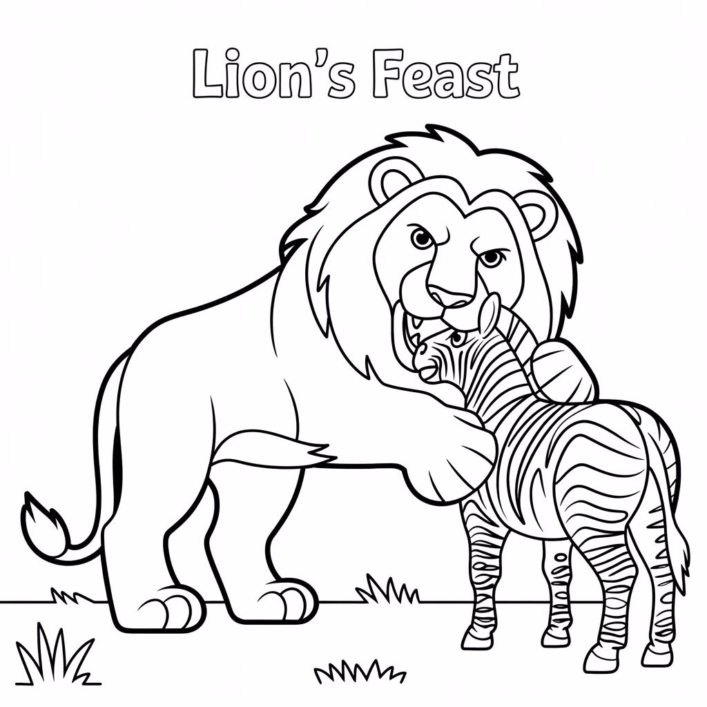 Lion Doodle Art