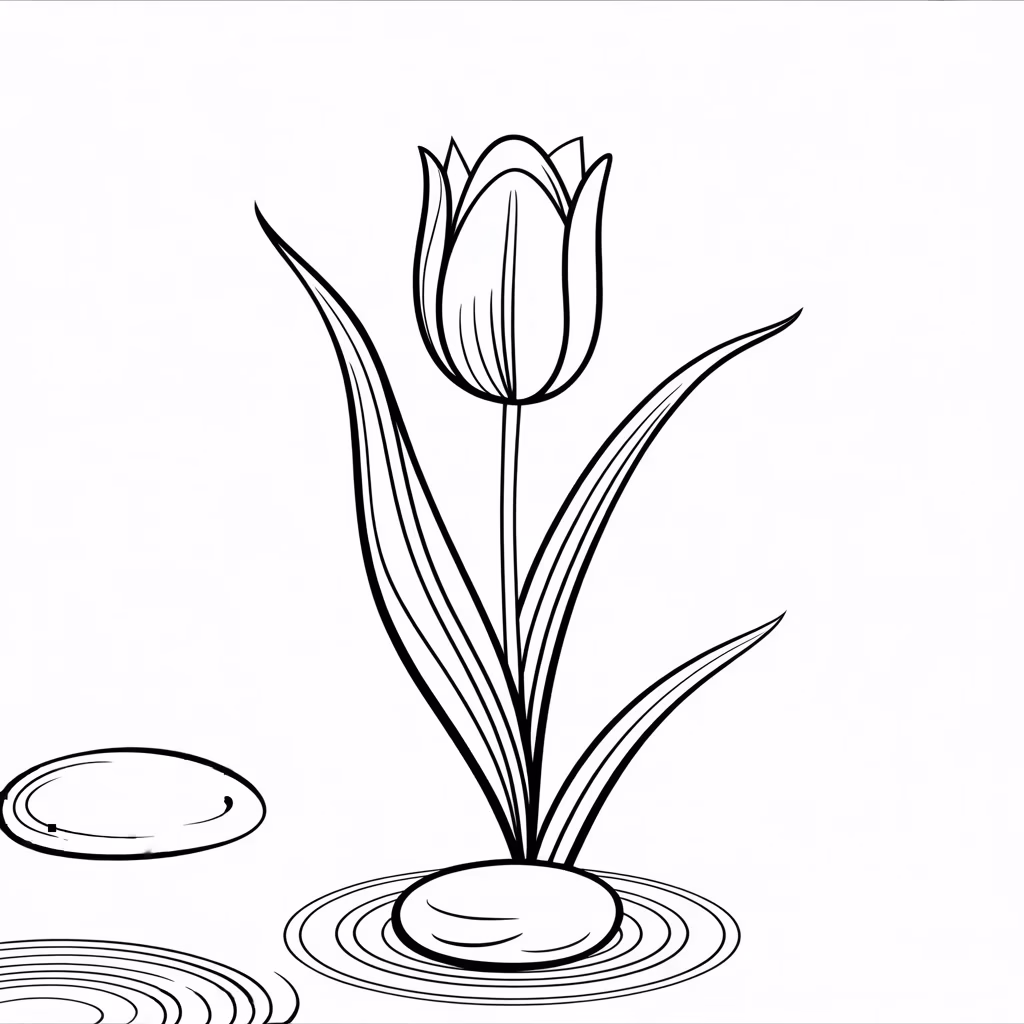 Tulip Zen Garden